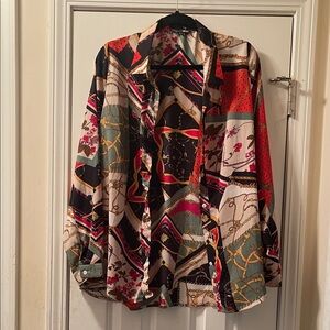 Fashion Nova Multicolor Blouse